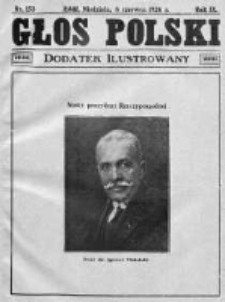Głos Polski. Dodatek ilustrowany 1926, Nr 153