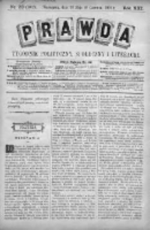 Prawda. Tygodnik polityczny, społeczny i literacki 1901, Nr 23