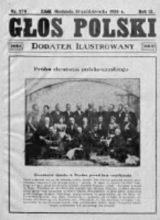 Głos Polski. Dodatek ilustrowany 1926, Nr 279