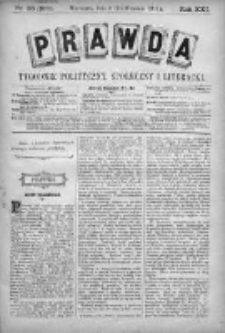 Prawda. Tygodnik polityczny, społeczny i literacki 1901, Nr 38