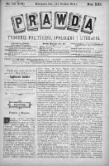 Prawda. Tygodnik polityczny, społeczny i literacki 1901, Nr 50