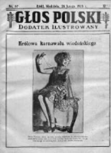 Głos Polski. Dodatek ilustrowany 1928, Nr 57