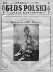 Głos Polski. Dodatek ilustrowany 1928, Nr 92