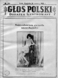 Głos Polski. Dodatek ilustrowany 1928, Nr 160