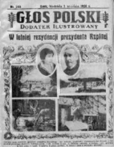 Głos Polski. Dodatek ilustrowany 1928, Nr 244