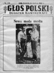 Głos Polski. Dodatek ilustrowany 1928, Nr 258