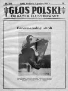 Głos Polski. Dodatek ilustrowany 1928, Nr 334