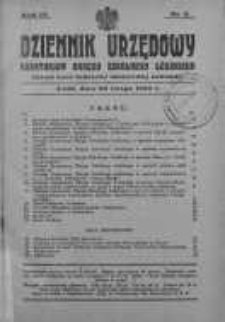 Dziennik Urzędowy Kuratorium Okręgu Szkolnego Łódzkiego: organ Rady Szkolnej Okręgowej Łódzkiej 20 luty 1930 nr 2