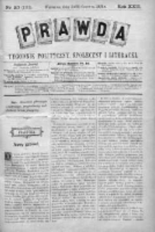 Prawda. Tygodnik polityczny, społeczny i literacki 1902, Nr 26