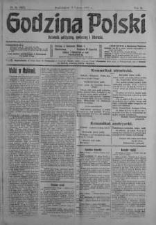 Godzina Polski : dziennik polityczny, społeczny i literacki 5 luty 1917 nr 34