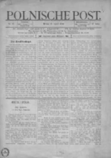Polnische Post 1910, Nr 15