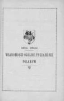 Rocznik Towarzystwa Polskiego Literacko-Artystycznego w Paryżu 1911/1912, Dział II
