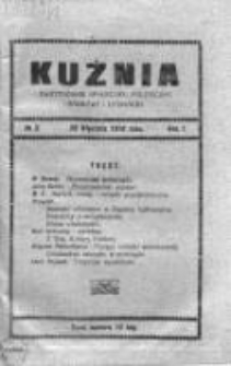 Kuźnia. Dwutygodnik społeczny, polityczny, naukowy i literacki, 1913, Rok I, Nr 2