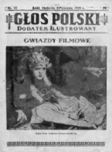 Głos Polski. Dodatek ilustrowany 1929, Nr 20