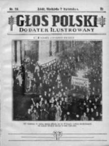 Głos Polski. Dodatek ilustrowany 1929, Nr 94