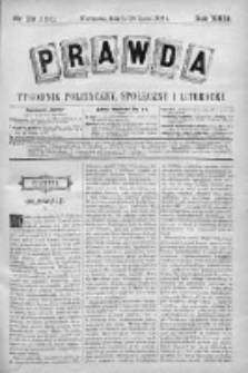 Prawda. Tygodnik polityczny, społeczny i literacki 1902, Nr 29