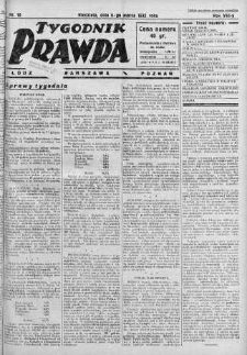 Tygodnik Prawda 6 marzec 1932 nr 10