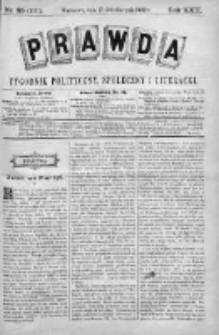 Prawda. Tygodnik polityczny, społeczny i literacki 1902, Nr 35