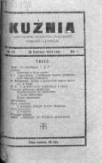 Kuźnia. Dwutygodnik społeczny, polityczny, naukowy i literacki, 1913, Rok I, Nr 13