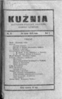 Kuźnia. Dwutygodnik społeczny, polityczny, naukowy i literacki, 1913, Rok I, Nr 15