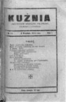 Kuźnia. Dwutygodnik społeczny, polityczny, naukowy i literacki, 1913, Rok I, Nr 18
