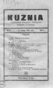 Kuźnia. Dwutygodnik społeczny, polityczny, naukowy i literacki, 1914, Rok II, Nr 4