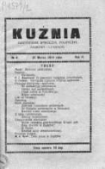 Kuźnia. Dwutygodnik społeczny, polityczny, naukowy i literacki, 1914, Rok II, Nr 6