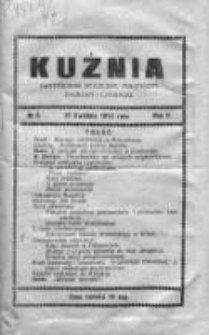 Kuźnia. Dwutygodnik społeczny, polityczny, naukowy i literacki, 1914, Rok II, Nr 8