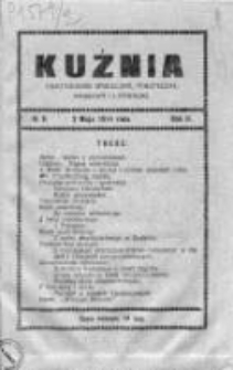 Kuźnia. Dwutygodnik społeczny, polityczny, naukowy i literacki, 1914, Rok II, Nr 9