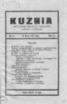 Kuźnia. Dwutygodnik społeczny, polityczny, naukowy i literacki, 1914, Rok II, Nr 11