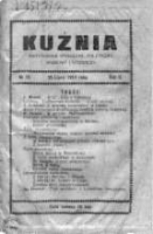 Kuźnia. Dwutygodnik społeczny, polityczny, naukowy i literacki, 1914, Rok II, Nr 15