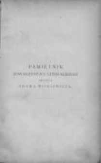 Pamiętnik Towarzystwa Literackiego imienia Adama Mickiewicza, 1888, R. II