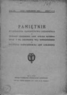 Pamiętnik Wileńskiego Towarzystwa Lekarskiego 1932, R. VIII, Z. 4-5, lipiec-październik