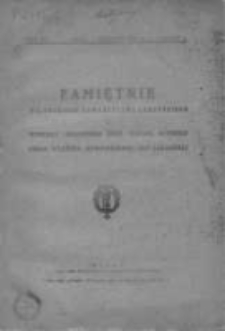 Pamiętnik Wileńskiego Towarzystwa Lekarskiego 1938, R. XIV, Z. 3, lipiec-wrzesień