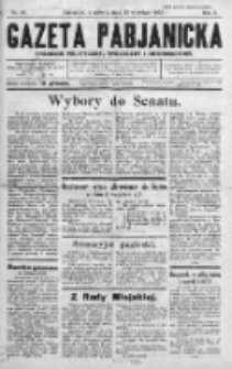 Gazeta Pabjanicka : tygodnik polityczny, społeczny i informacyjny 1935, R. 10, Nr 40