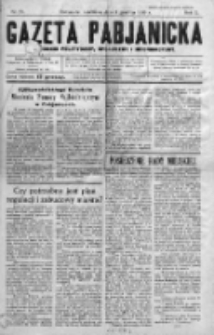 Gazeta Pabjanicka : tygodnik polityczny, społeczny i informacyjny 1935, R. 10, Nr 51