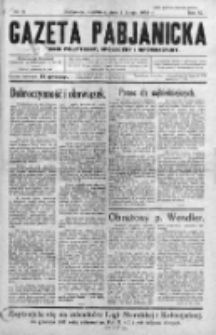 Gazeta Pabjanicka : tygodnik polityczny, społeczny i informacyjny 1936, R. 11, Nr 6
