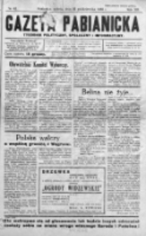 Gazeta Pabjanicka : tygodnik polityczny, społeczny i informacyjny 1938, R. 13, Nr 42