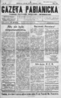 Gazeta Pabjanicka : tygodnik polityczny, społeczny i informacyjny 1939, R. 14, Nr 23