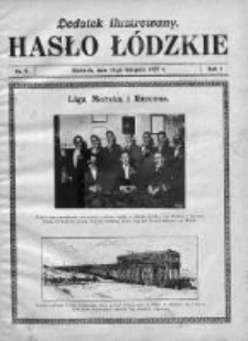Dodatek Ilustrowany. Hasło Łódzkie 1927, R. 1, Nr 9
