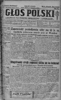 Głos Polski : dziennik polityczny, społeczny i literacki 6 listopad 1926 nr 305