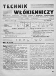 Technik Włókienniczy 1934, Nr 7-8