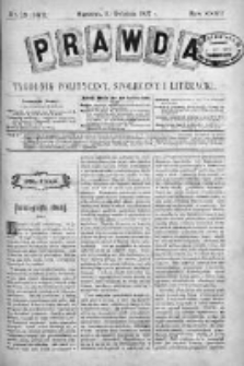 Prawda. Tygodnik polityczny, społeczny i literacki 1907, Nr 16