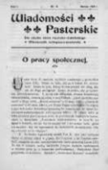 Wiadomości Pasterskie Tom I, 1905, Nr 3