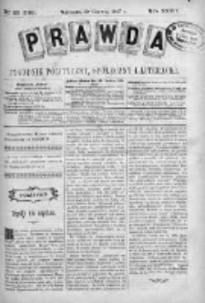 Prawda. Tygodnik polityczny, społeczny i literacki 1907, Nr 26
