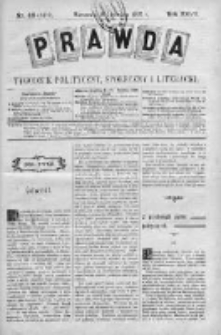 Prawda. Tygodnik polityczny, społeczny i literacki 1907, Nr 46