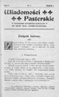 Wiadomości Pasterskie Tom II, 1906, Nr 5