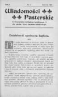 Wiadomości Pasterskie Tom II, 1906, Nr 6
