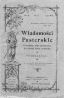 Wiadomości Pasterskie Tom III, 1907, Nr 2