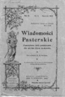Wiadomości Pasterskie Tom III, 1907, Nr 4